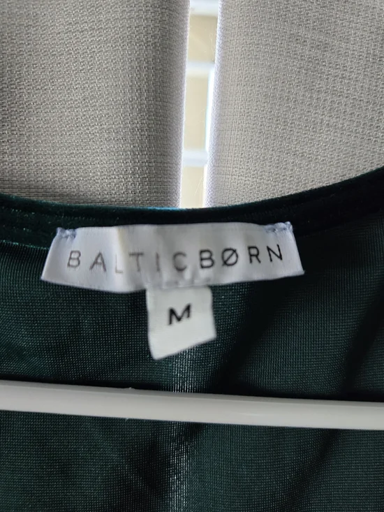 Baltic Born Emerald Green Velvet Wrap Maxi Dress - Picture 3 of 4